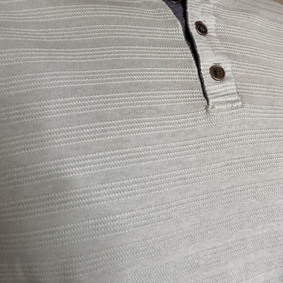 PX Mens Henly Striped Green Shirt Size 3XL Top u - Picture 4 of 10